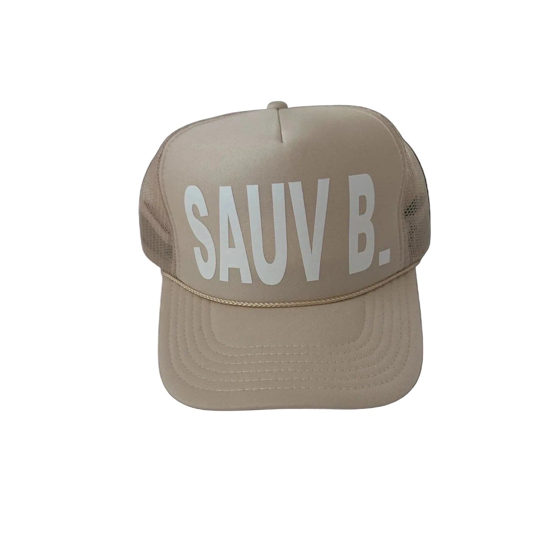 Sauv. B Trucker Hat, Tan/White SALE 20% OFF (applied in cart)