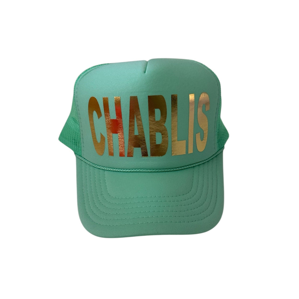 Chablis Trucker Hat, Seafoam/Gold Metallic SALE 20% OFF (applied in cart)