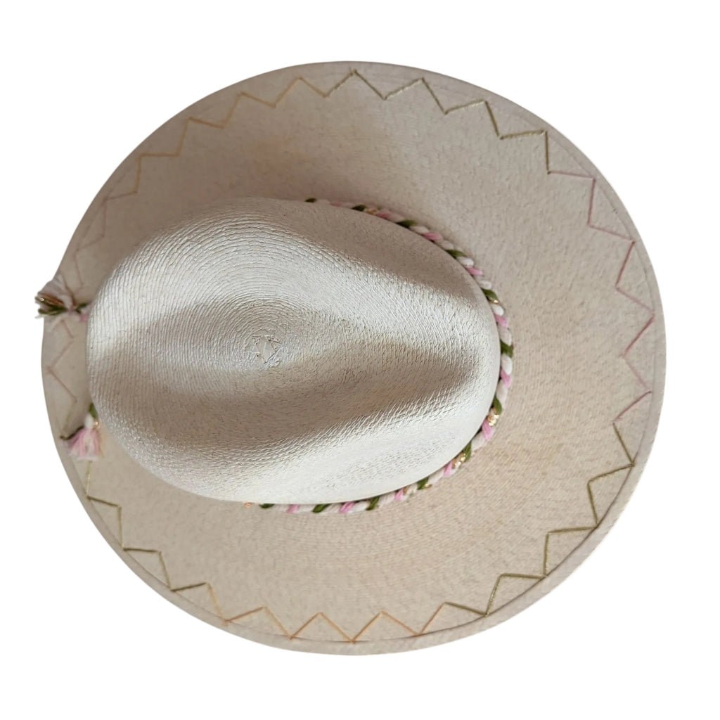 Rosé Cheers Artisan Sun Hat