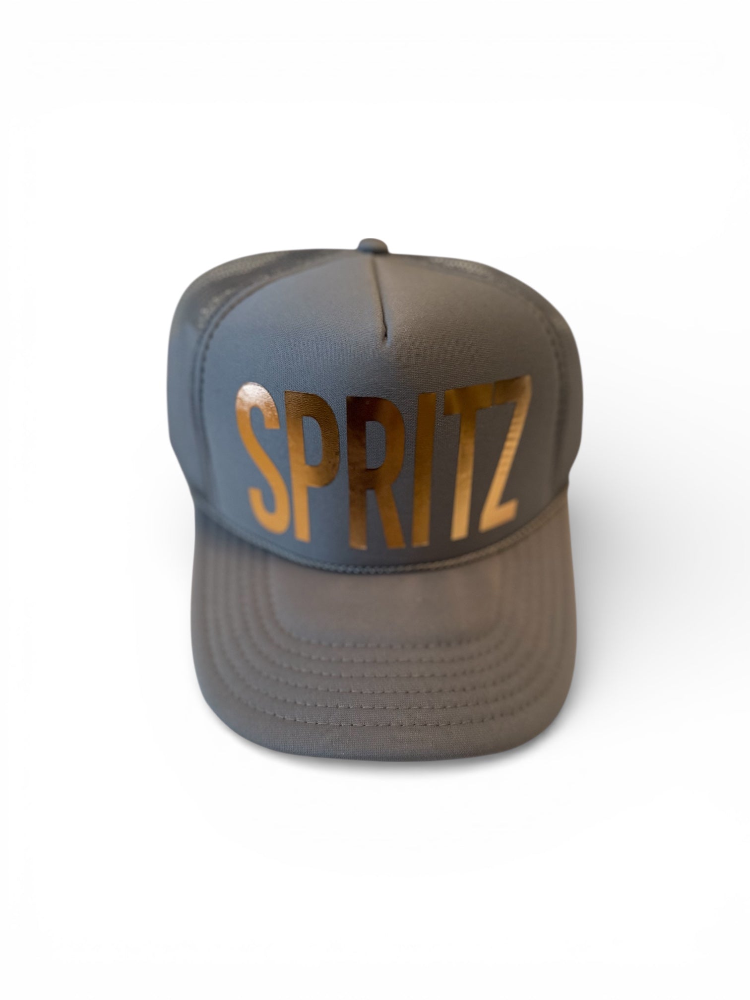 Spritz Hat, Metallic Bronze/Gray