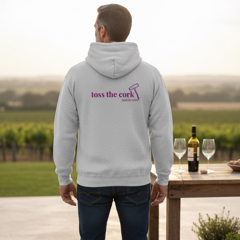 Toss the Cork Hooded Zippie