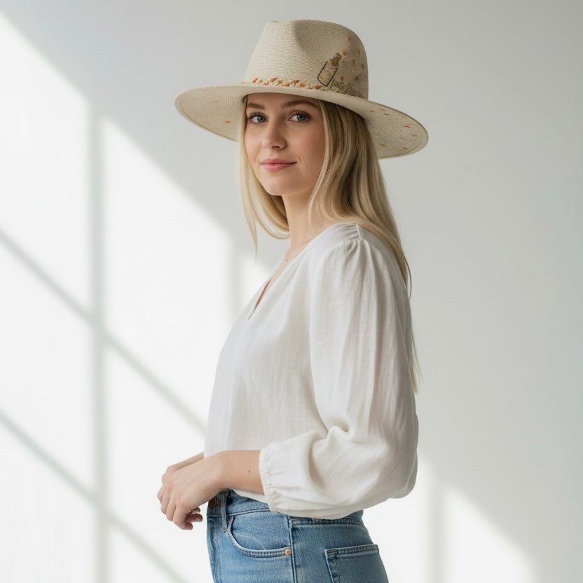 Pop, Fizz, Clink Artisan Sun Hat