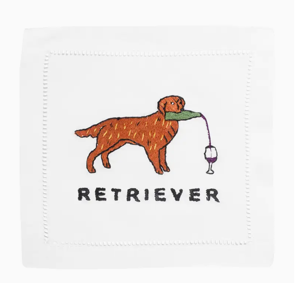 Retriever Cocktail Napkin
