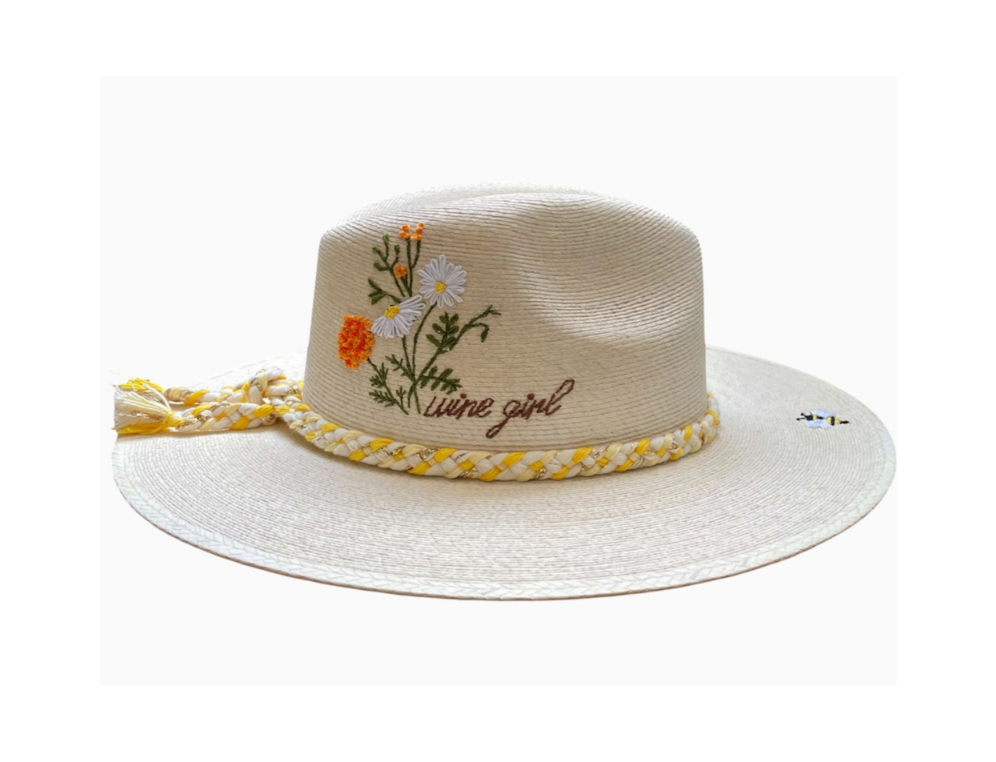 Wine Girl Artisan Sun Hat